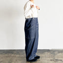 DENIM SUSPENDER GARDEN PANTS  (A12401)