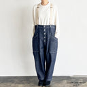 DENIM SUSPENDER GARDEN PANTS  (A12401)