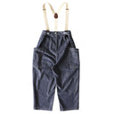 DENIM SUSPENDER GARDEN PANTS  (A12401)