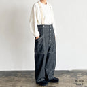 DENIM SUSPENDER GARDEN PANTS  (A12401)