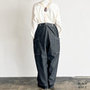DENIM SUSPENDER GARDEN PANTS  (A12401)