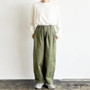 NARROW CIRCUS PANTS  CHINO CLOTH  (A12417)