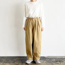 NARROW CIRCUS PANTS  CHINO CLOTH  (A12417)