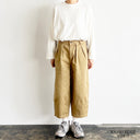 NARROW CIRCUS PANTS  CHINO CLOTH  (A12417)