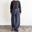 CIRCUS PANTS DENIM ONE-WASHED (A12626-98)